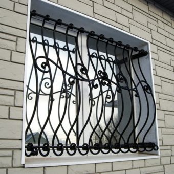 кованые решетки на окна москва