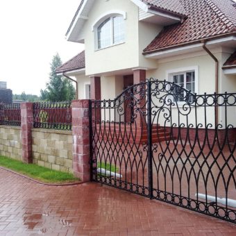 кованная калитка для забора